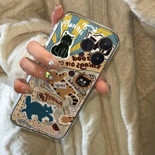 Customized Jungle Animal&Lazy Cat Phone Case